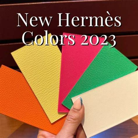 hermes color palette|new Hermes colors 2023.